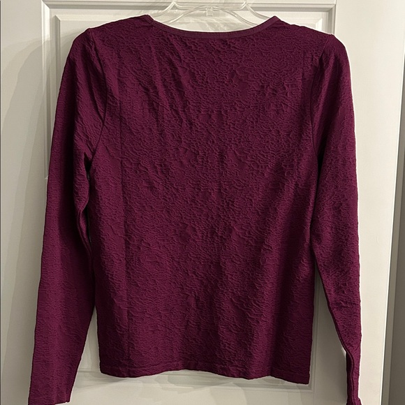 NWT WHBM Scoop Neck Textured Top - Picture 3 of 4